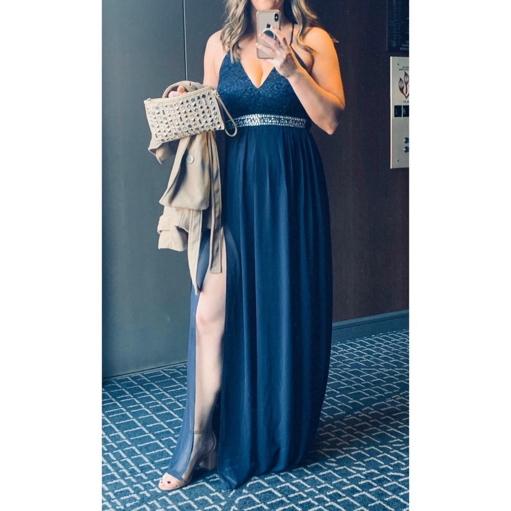Navy Formal Dress